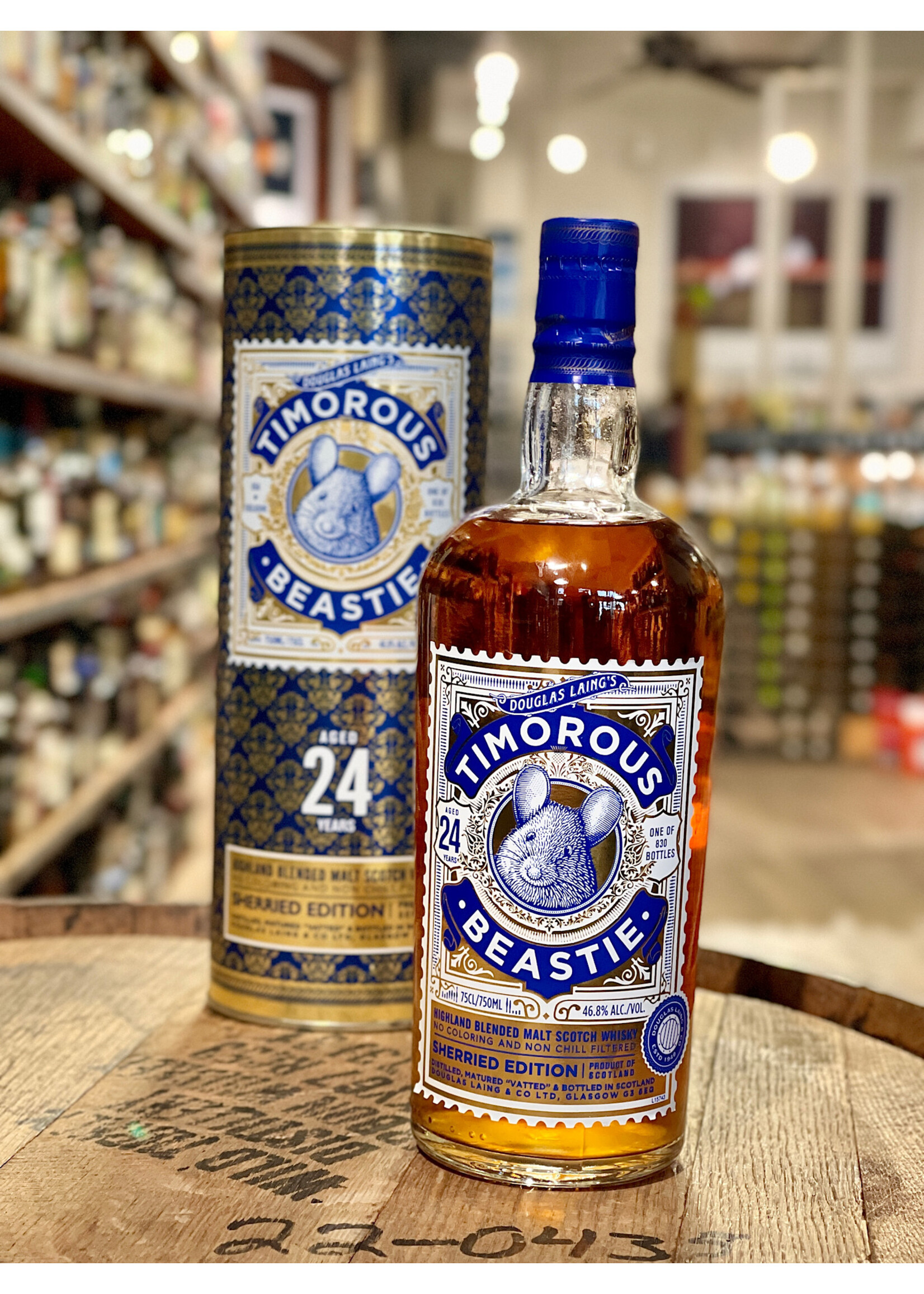 Douglas Laing Douglas Laing / 24 Year Old Timorous Beastie Highland Blended Malt Scotch Whisky 46.8% abv / 750mL