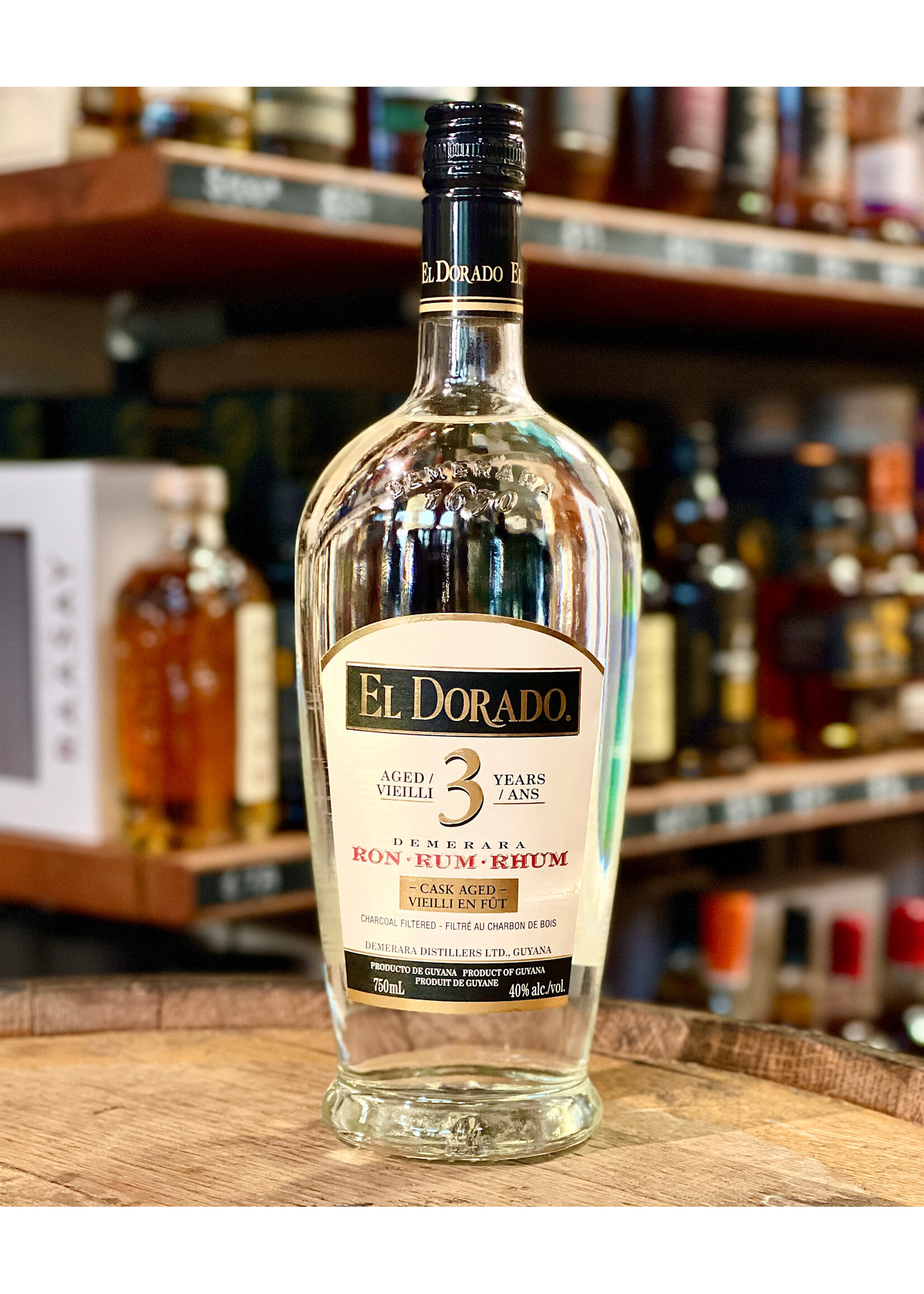 El Dorado Rum El Dorado Rum / 3 Year Old Cask Aged Demerara Rum / 750mL