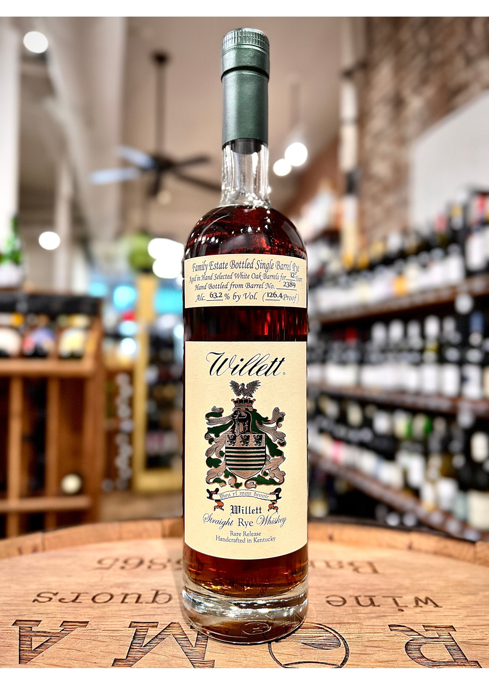 Willett Family Estate Willett Family Estate / Rare Release 12 Year Old Straight Rye Whiskey / 750mL