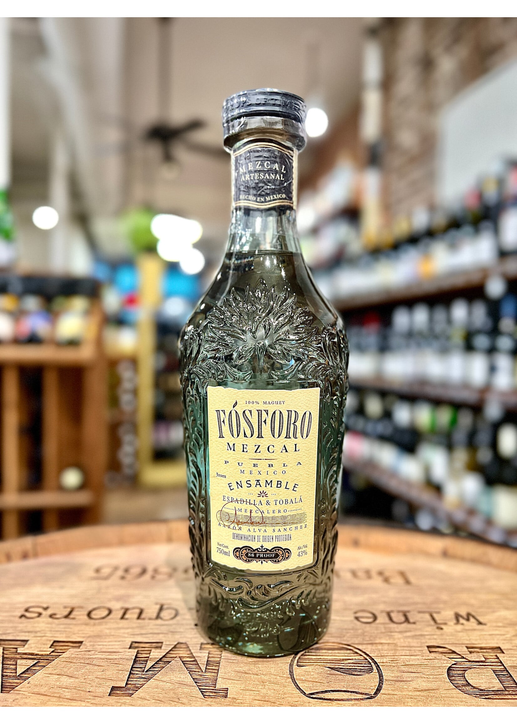 Fosforo Fosforo / Mezcal Ensamble Espadilla Tobala Joven 100% Maguey / 750mL