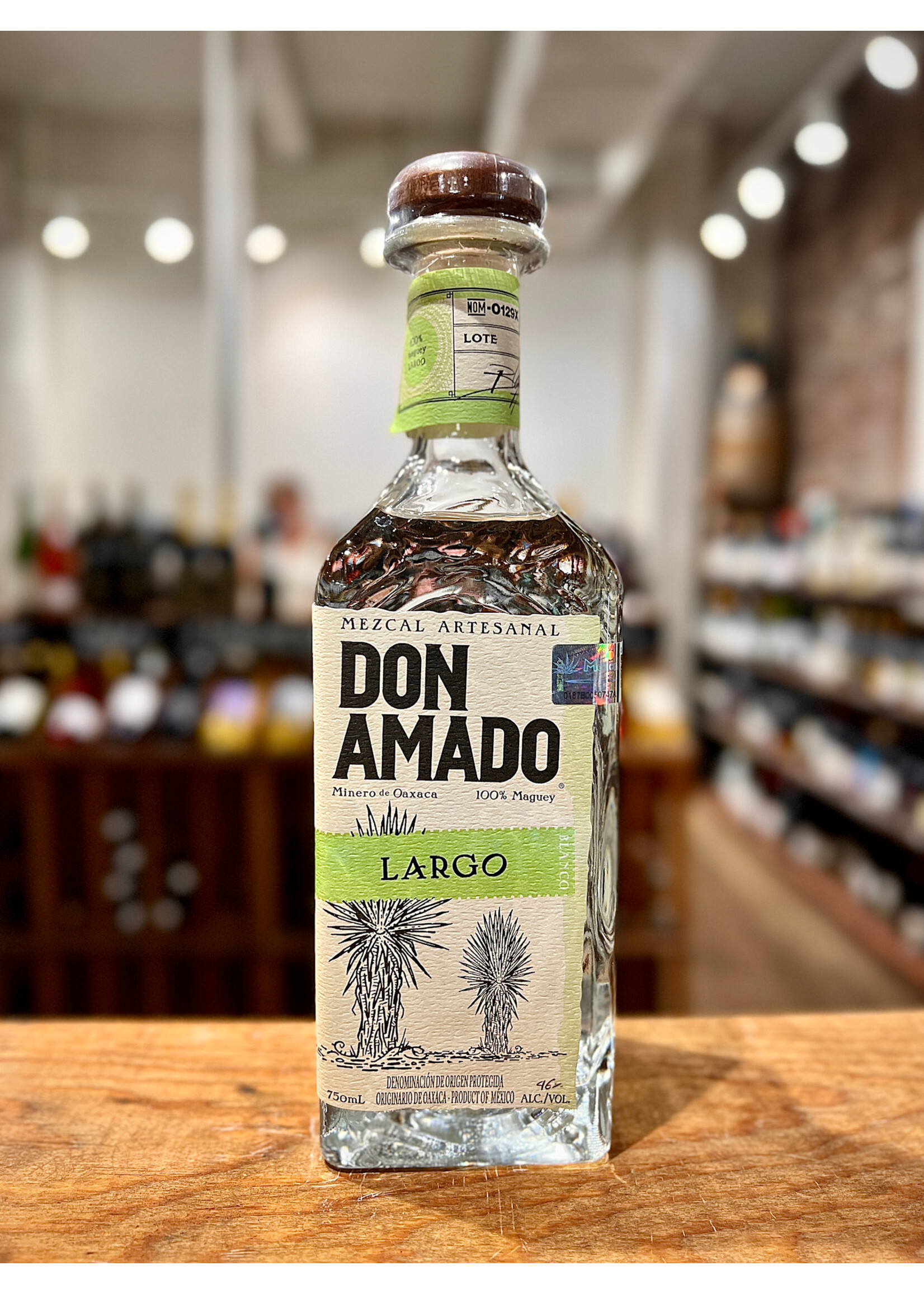 Don Amado Don Amado / Largo 100% Maguey Mezcal Artesanal / 750mL