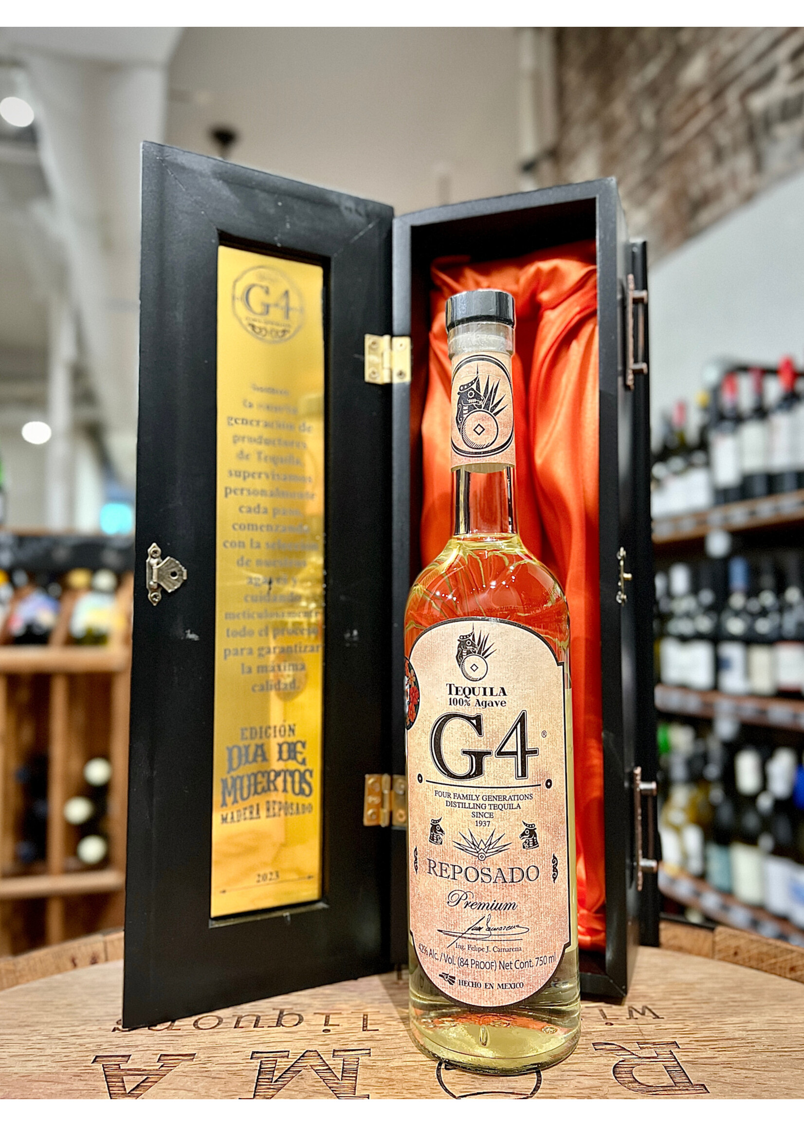 G4 Tequila / Reposado Edicion Dia De Muertos Madera 42% abv / 750mL