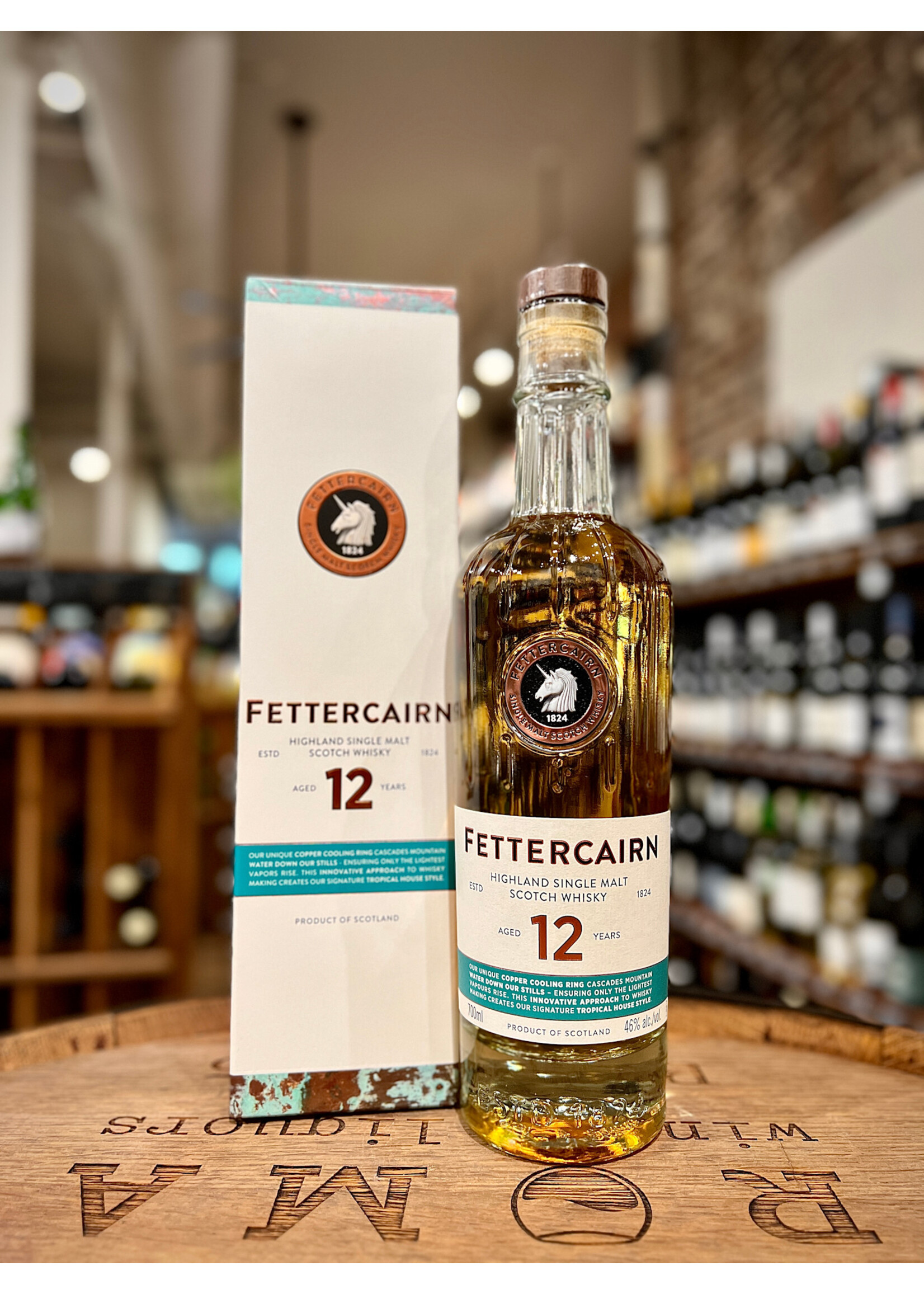 Fettercairn / 12 Years Old Highland Single Malt Scotch Whisky / 700mL