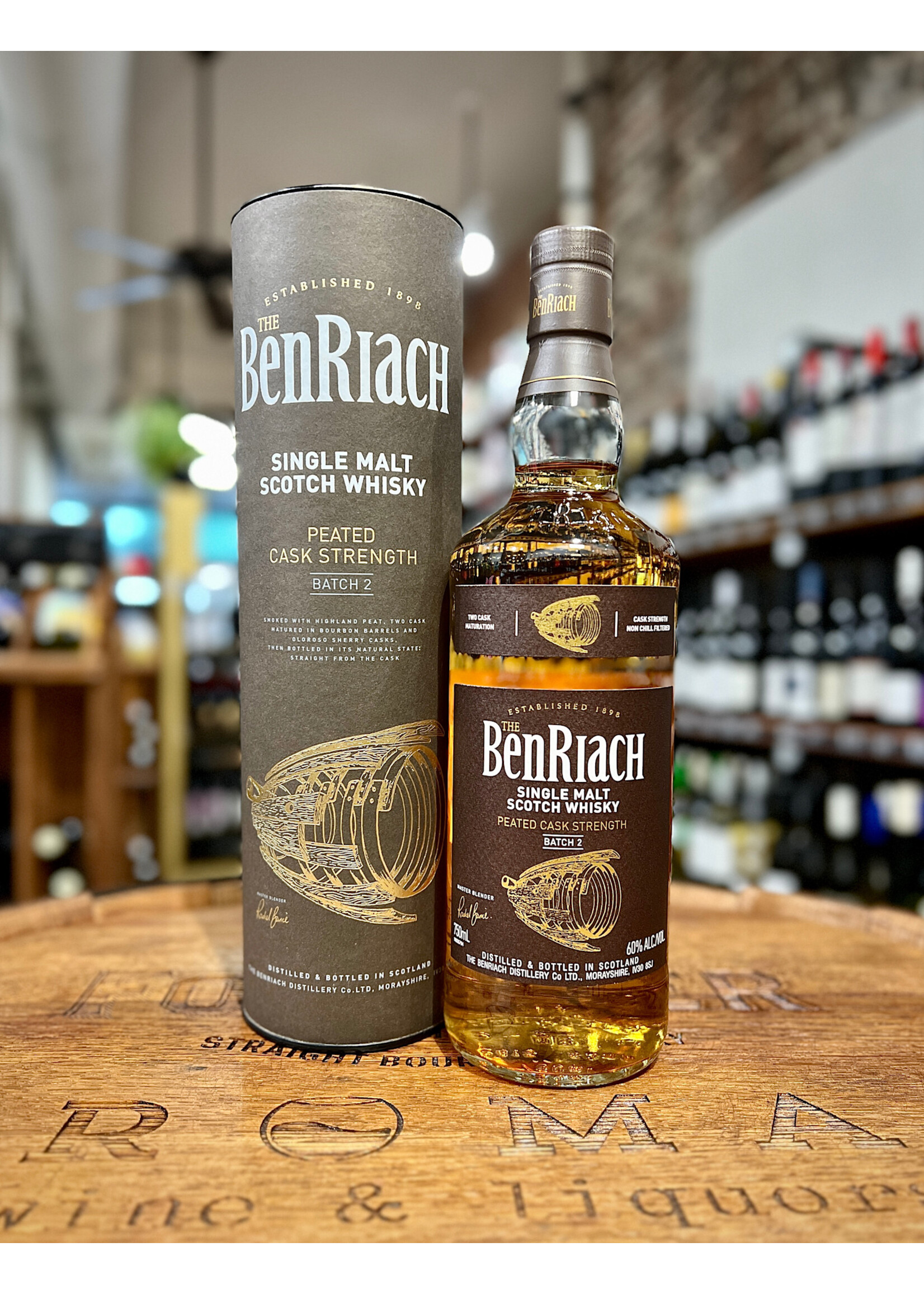 Benriach The BenRiach / Peated Cask Strength Single Malt Scotch Whisky / 750mL