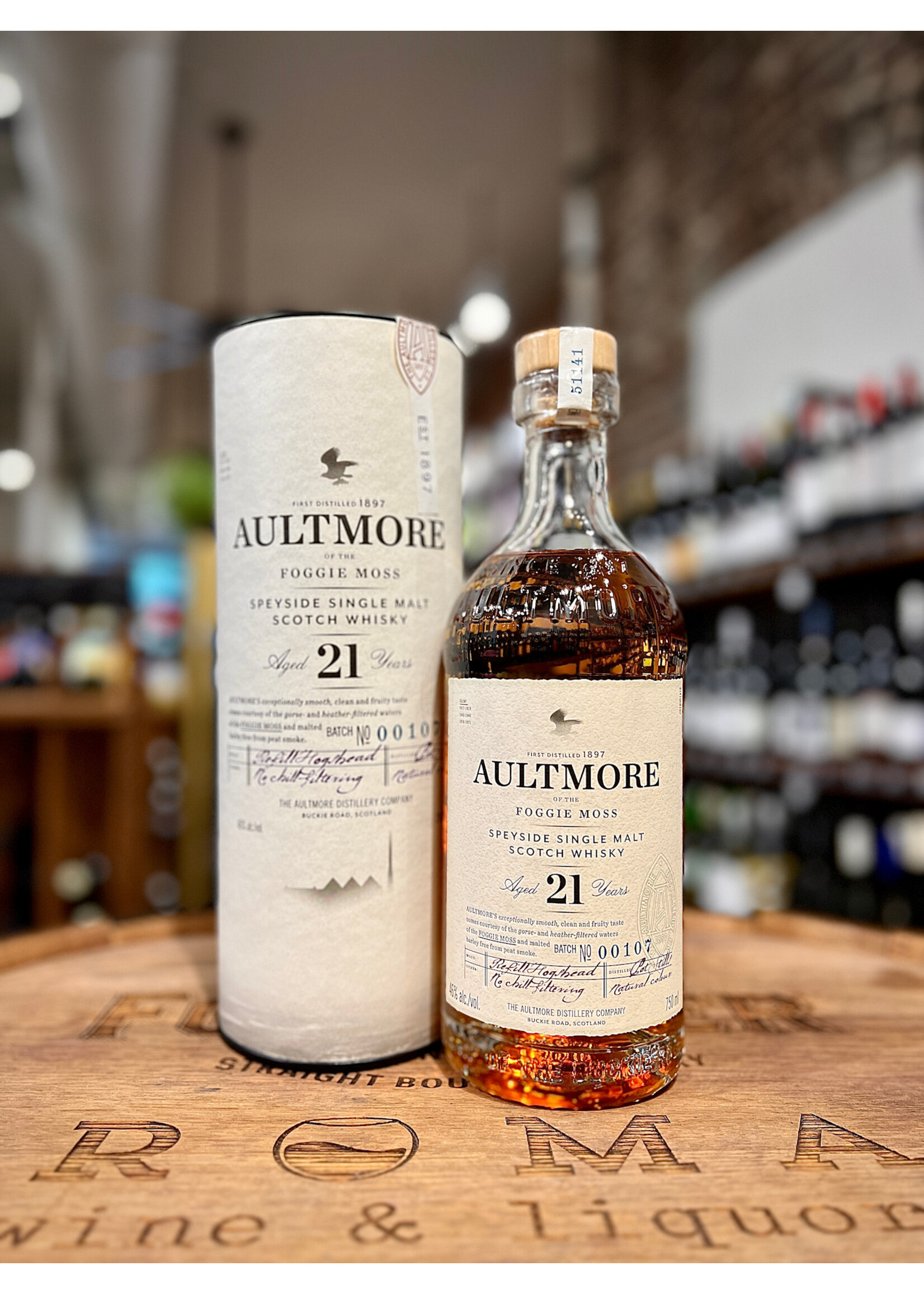 Aultmore Aultmore / 21 Year Old Single Malt Scotch Whisky / 750mL