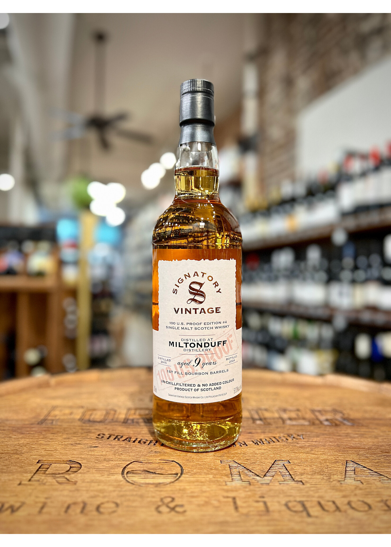 Signatory Signatory / 9 Years Old Miltonduff Single Malt Scotch Whisky / 700mL
