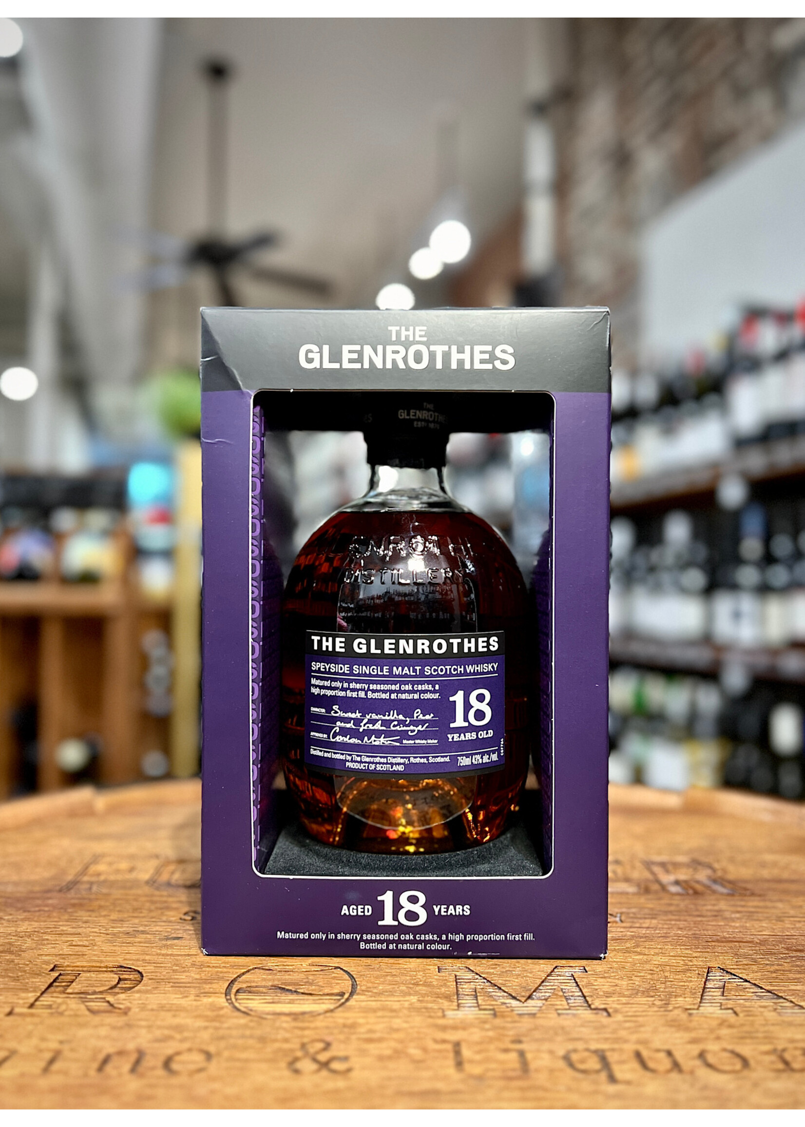 Glenrothes Glenrothes / 18 Year Single Malt Scotch Whisky 43% abv / 750mL