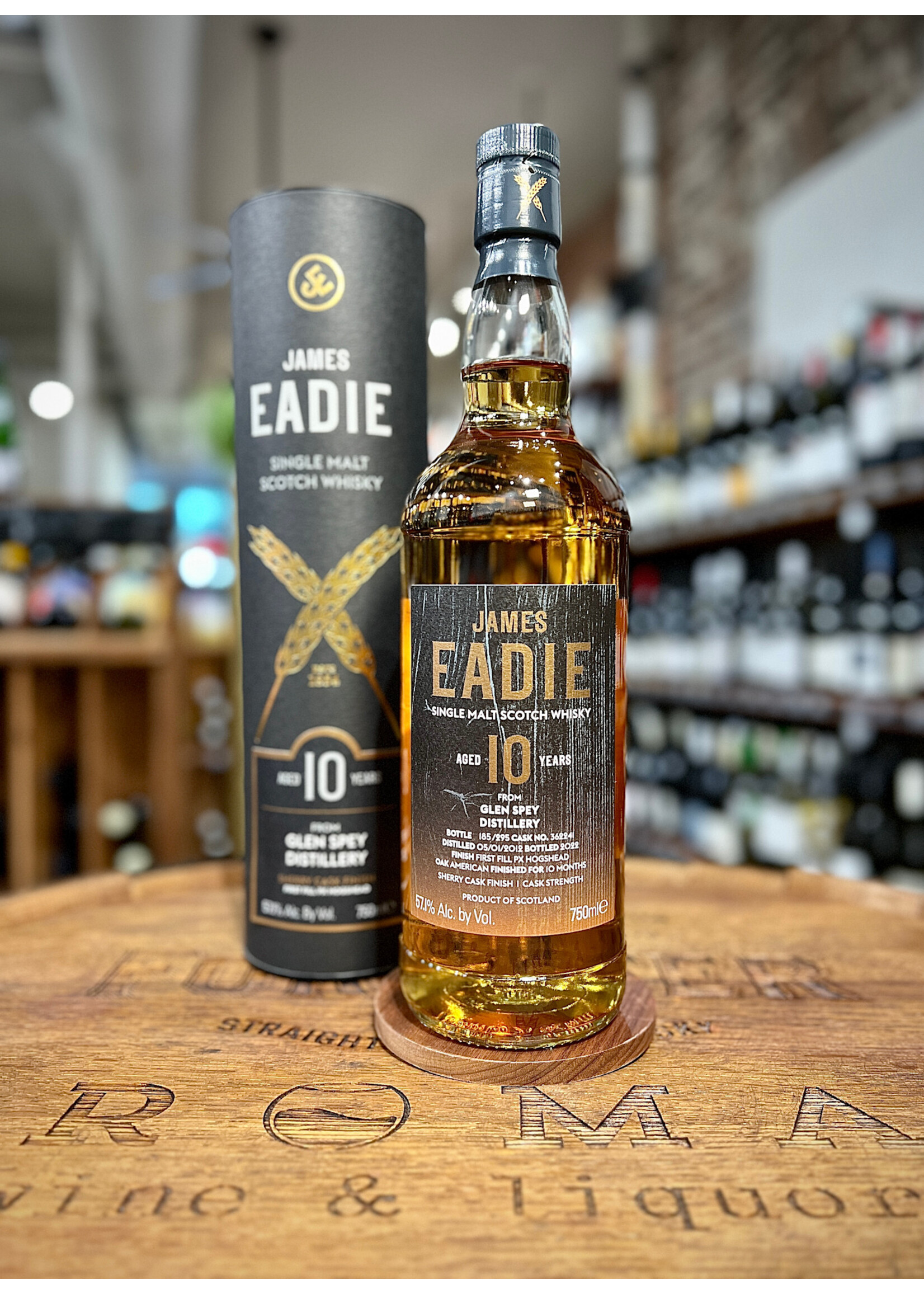 James Eadie James Eadie / Glen Spey 10 Year Old Single Malt Scotch Whisky / 750mL