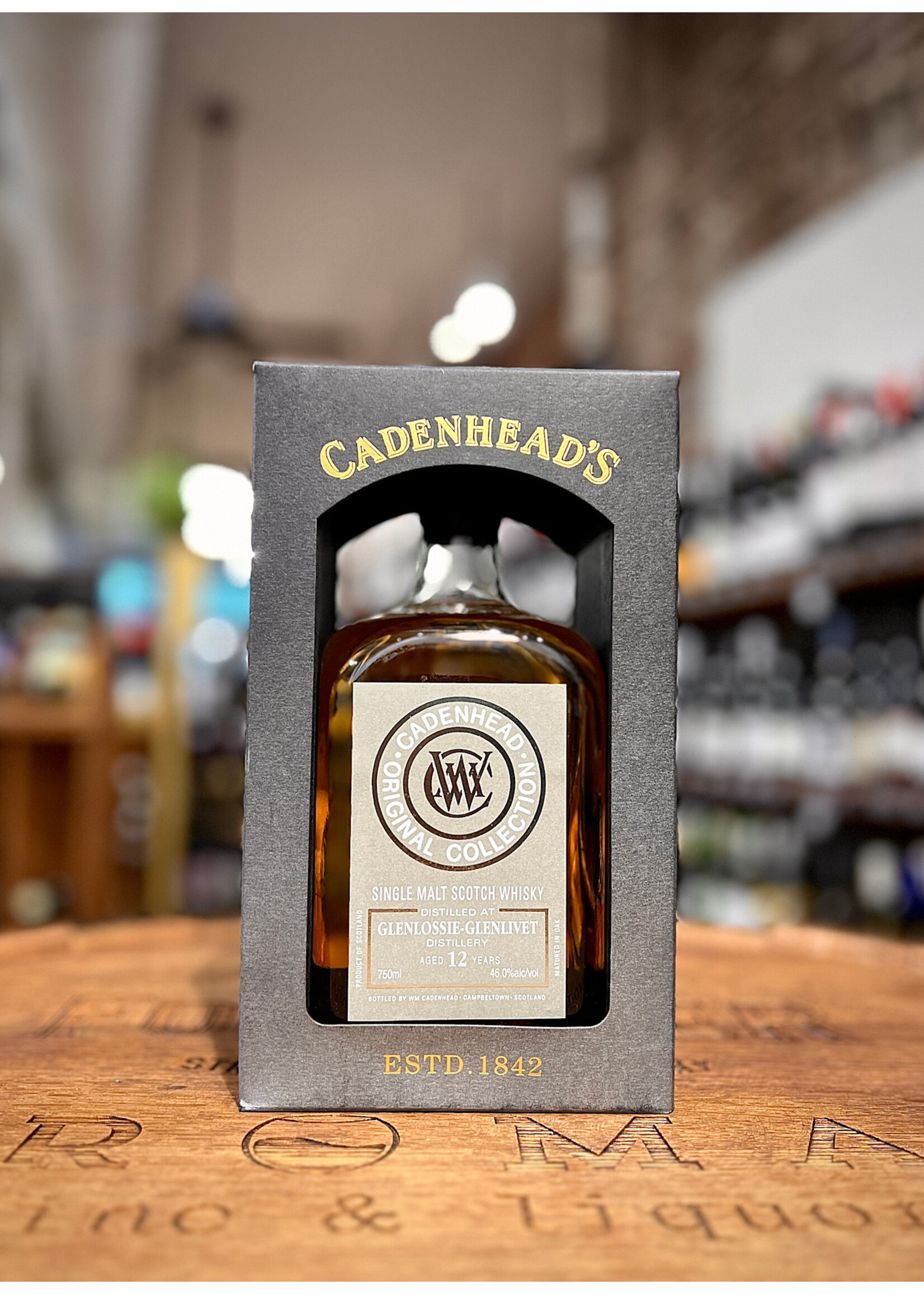 Cadenhead's Cadenhead's / Original Collection Glenlossie-Glenlivet 12 Year Old Single Malt Scotch Whisky / 750mL