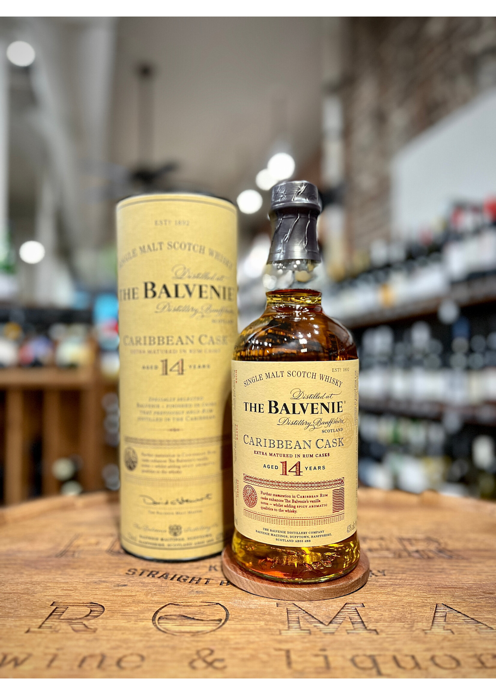 Balvenie The Balvenie / 14 Years Old Caribbean Cask Single Malt Scotch Whisky / 750mL