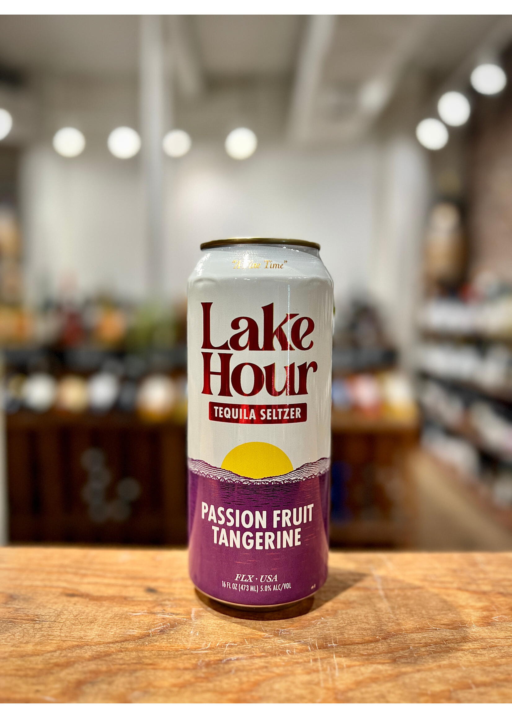 Lake Hour / Passionfruit Tangerine Tequila Seltzer / Single 16oz Can