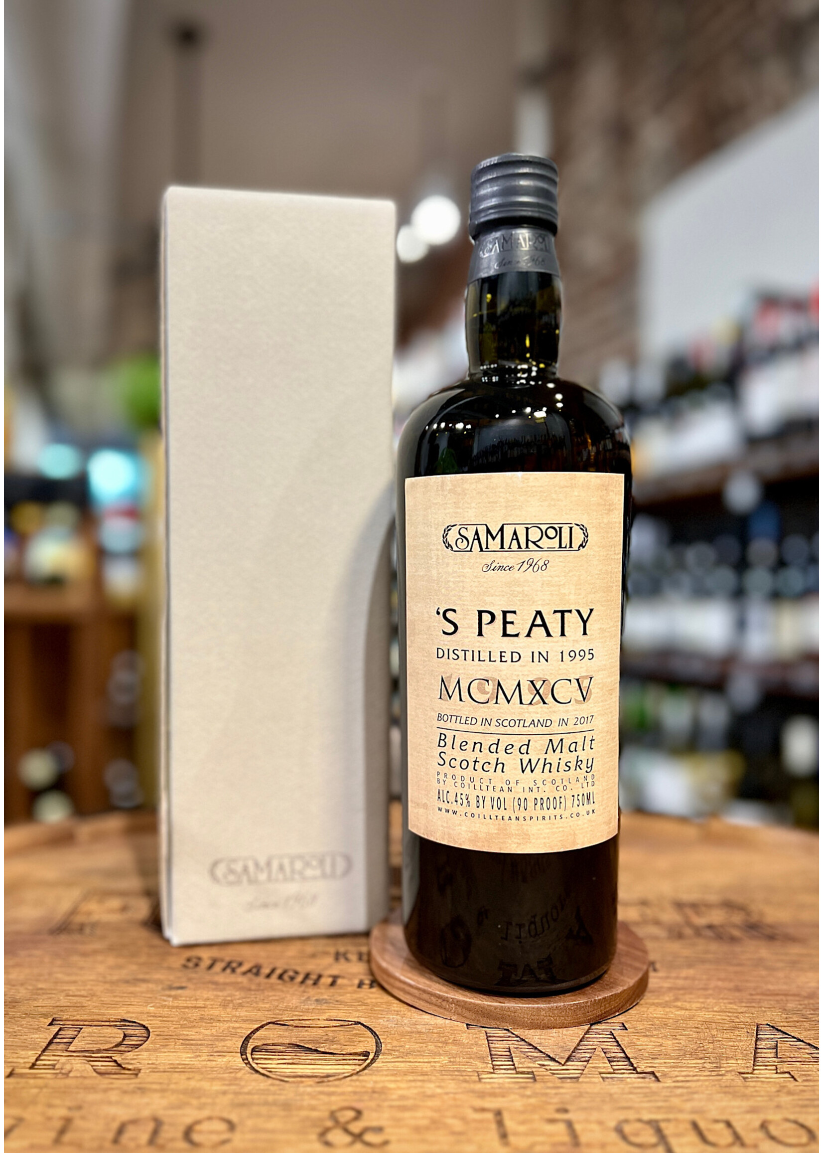 Samaroli Samaroli / S Peaty Blended Malt Scotch Whisky / 750mL