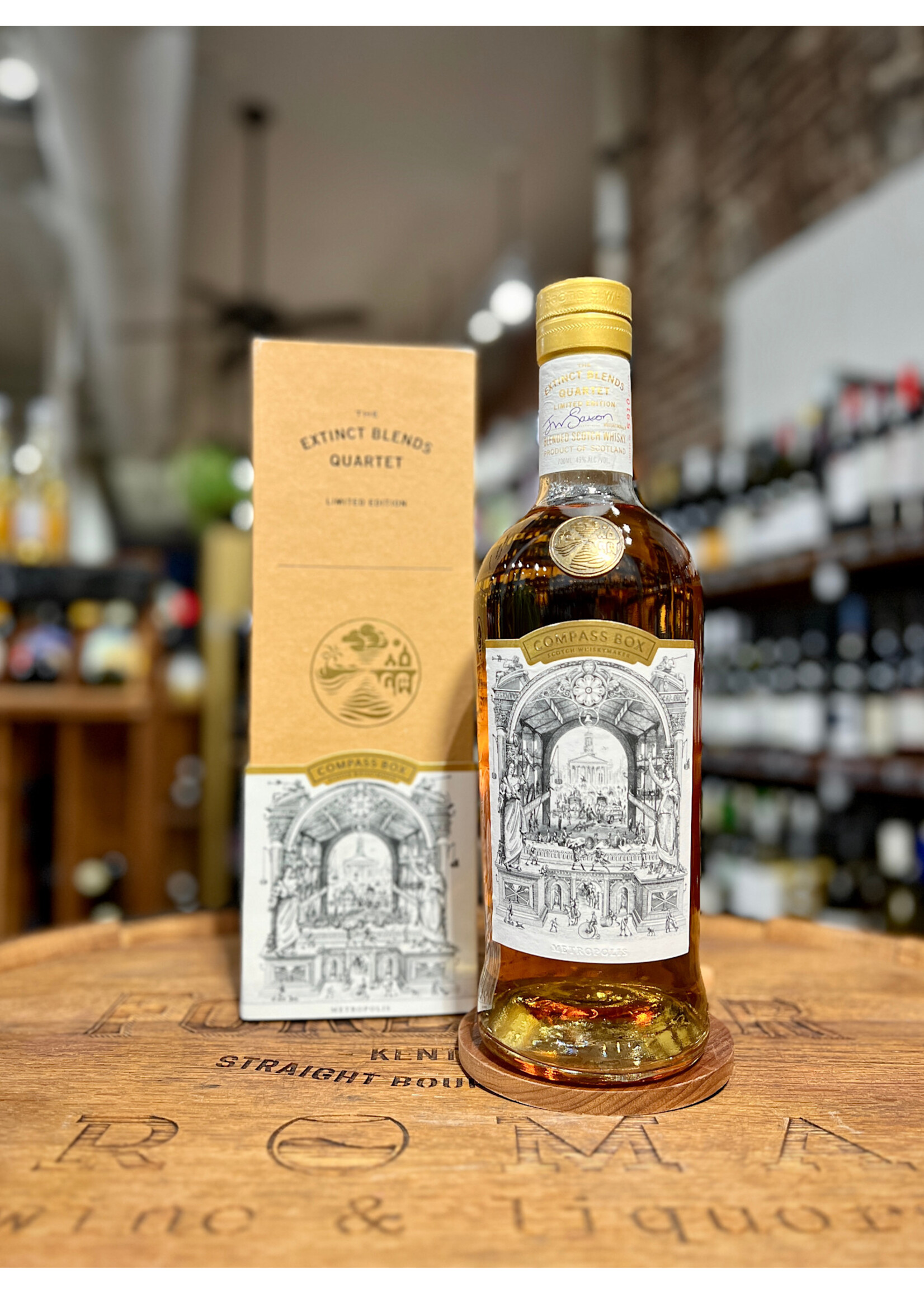 Compass Box Compass Box / Limited Edition Metropolis The Extinct Blends Quartet Blended Scotch Whisky / 700mL
