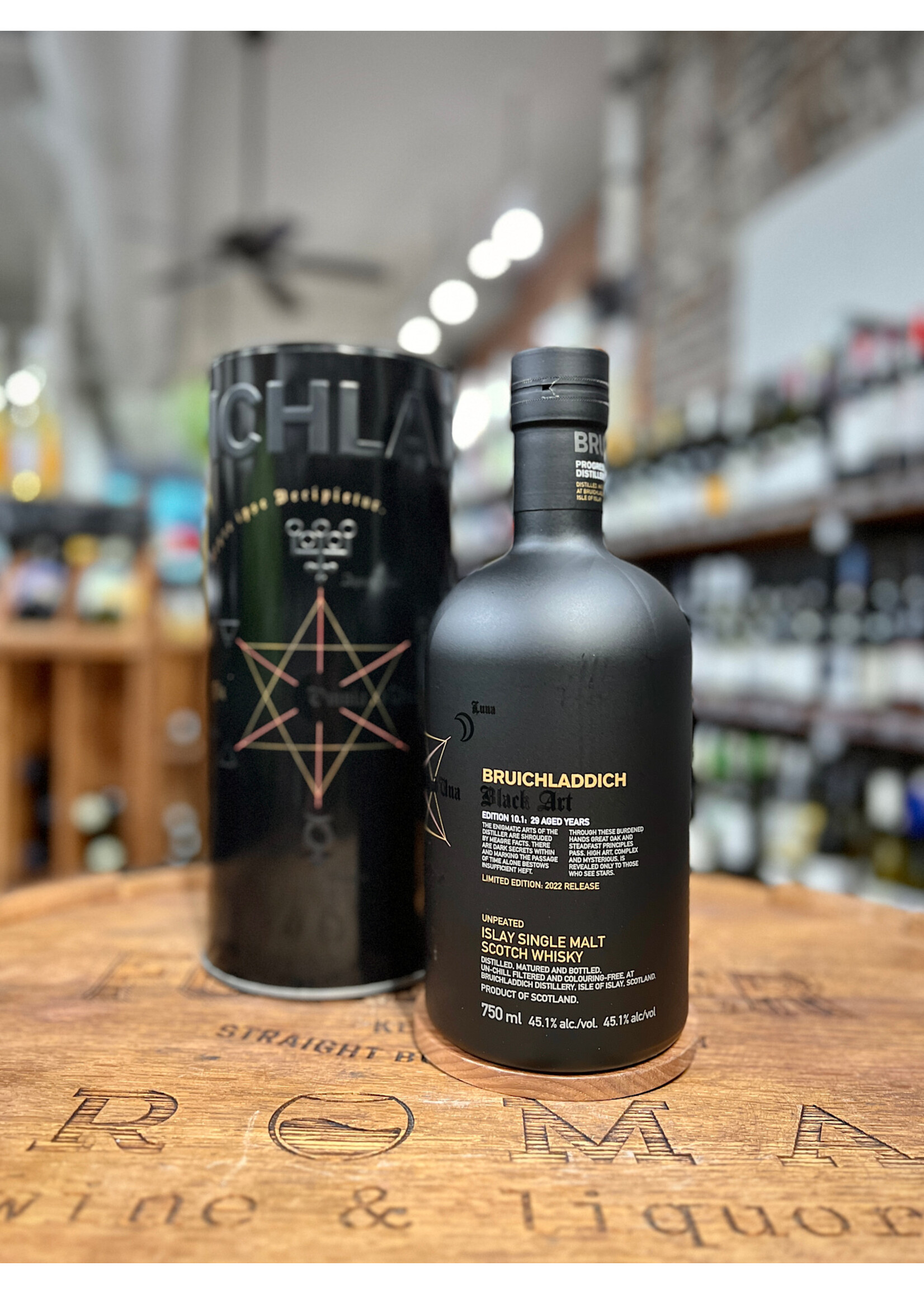 Bruichladdich Bruichladdich / Black Art 10.1 Edition 29 Year Old Unpeated Single Malt Scotch Whisky / 750mL