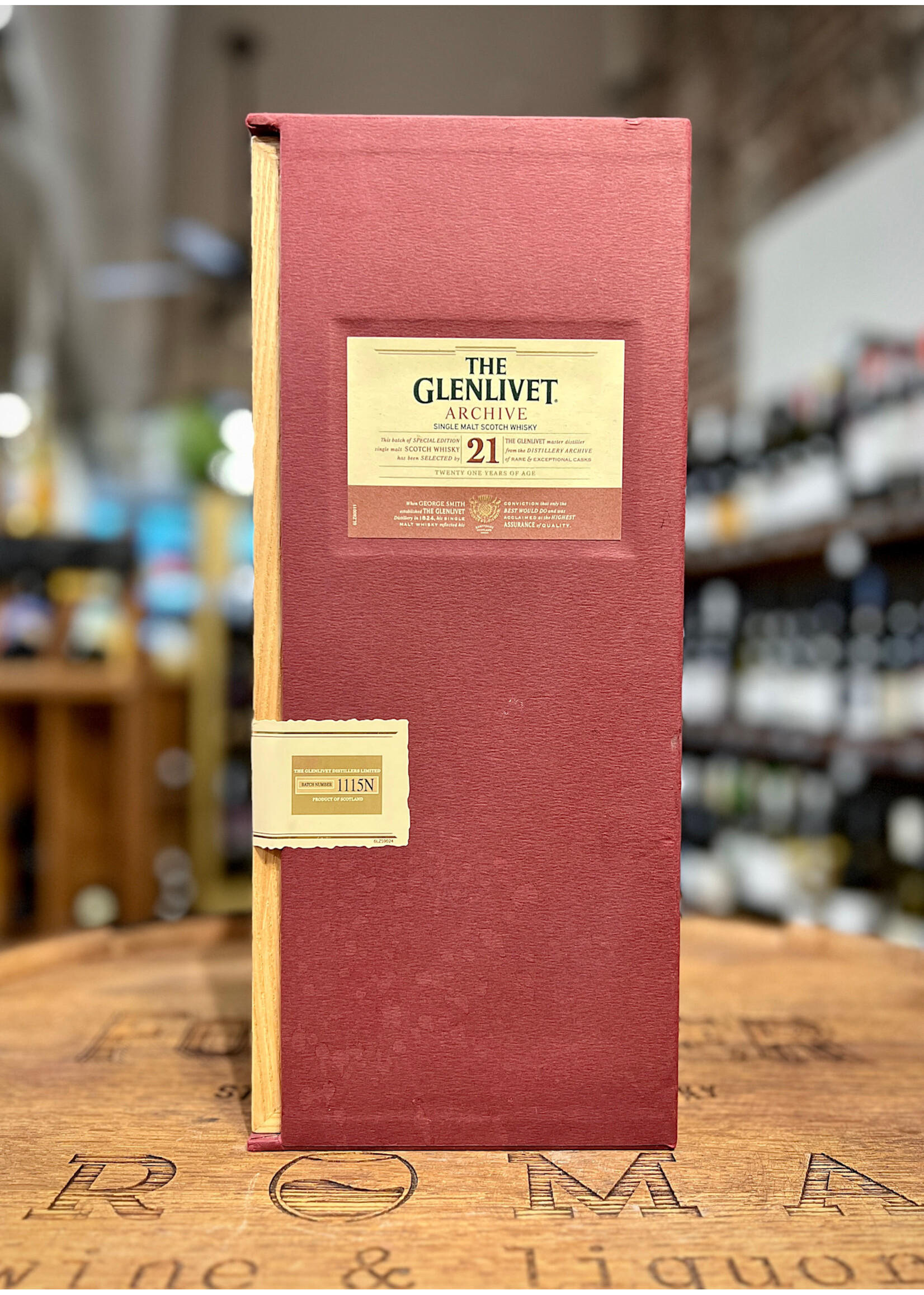 Glenlivet The Glenlivet / Archive 21 Year Old Single Malt Scotch Whisky / 750mL