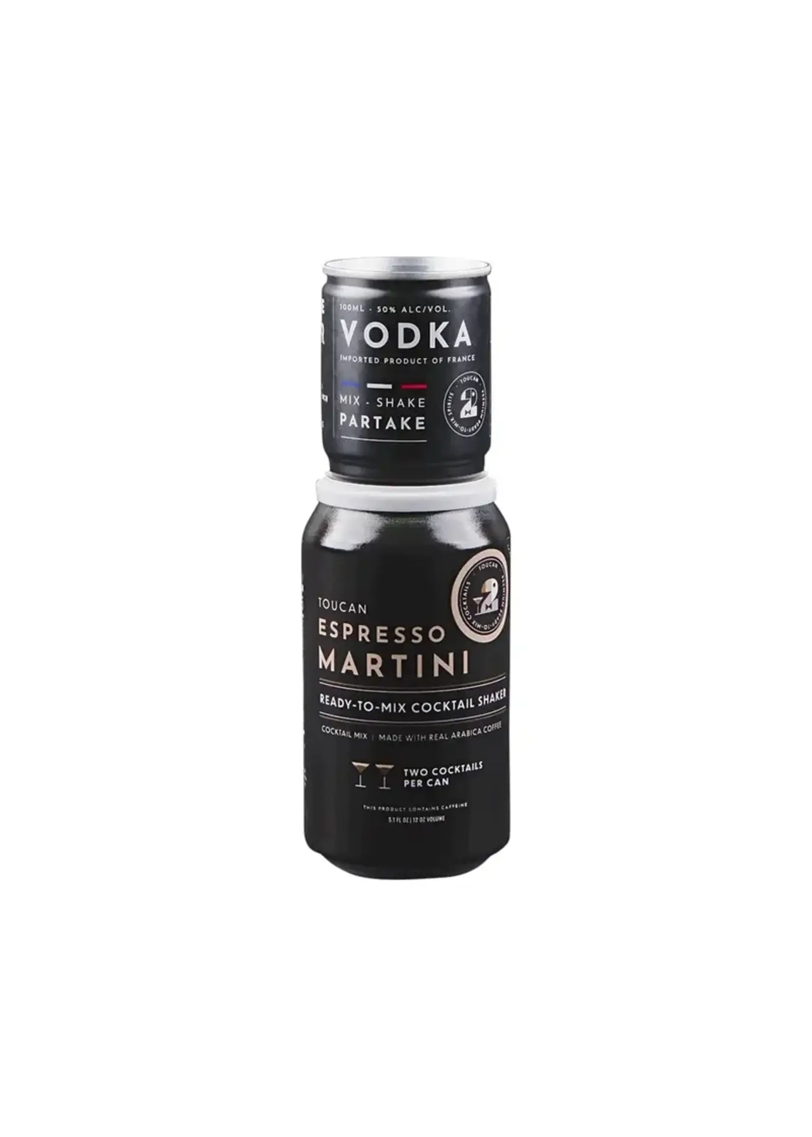 Toucan / Espresso Martini Ready-To-Mix Cocktail Shaker / Single 100mL Can