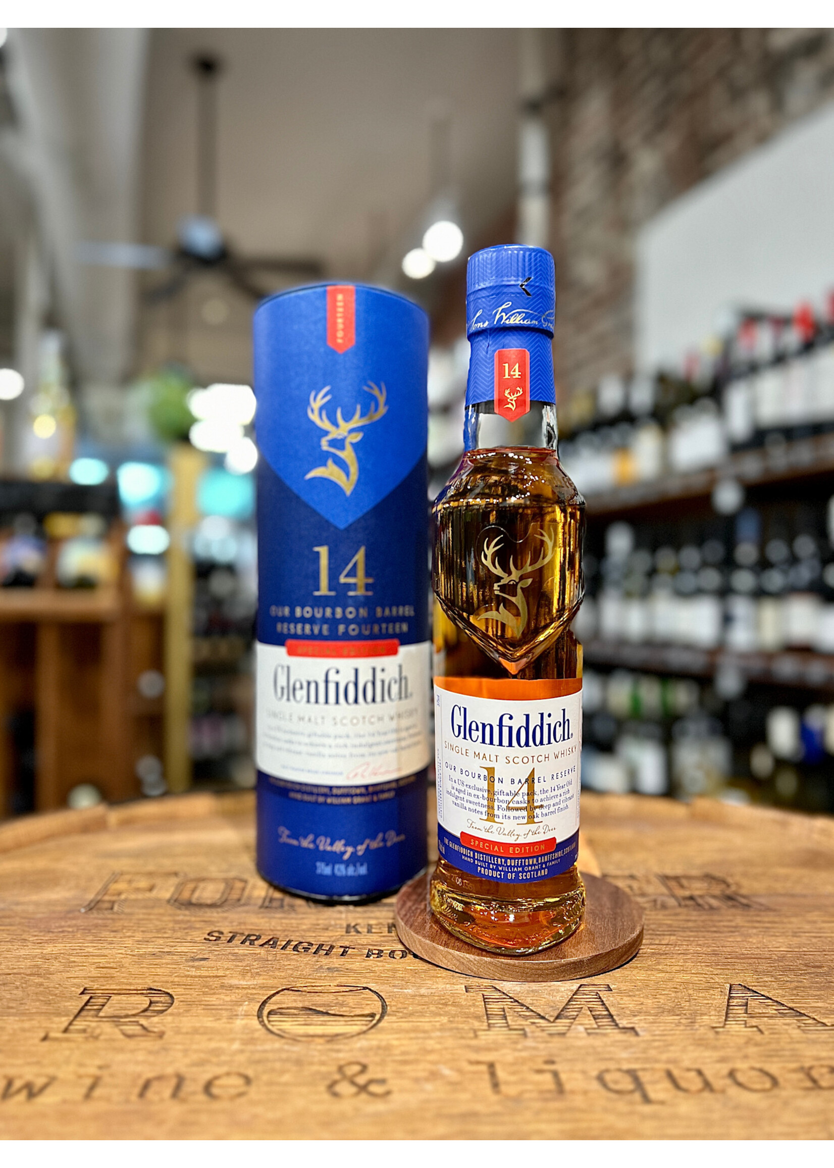 Glenfiddich Glenfiddich / 14 Year Old Bourbon Barrel Reserve Single Malt Scotch Whisky / 375mL