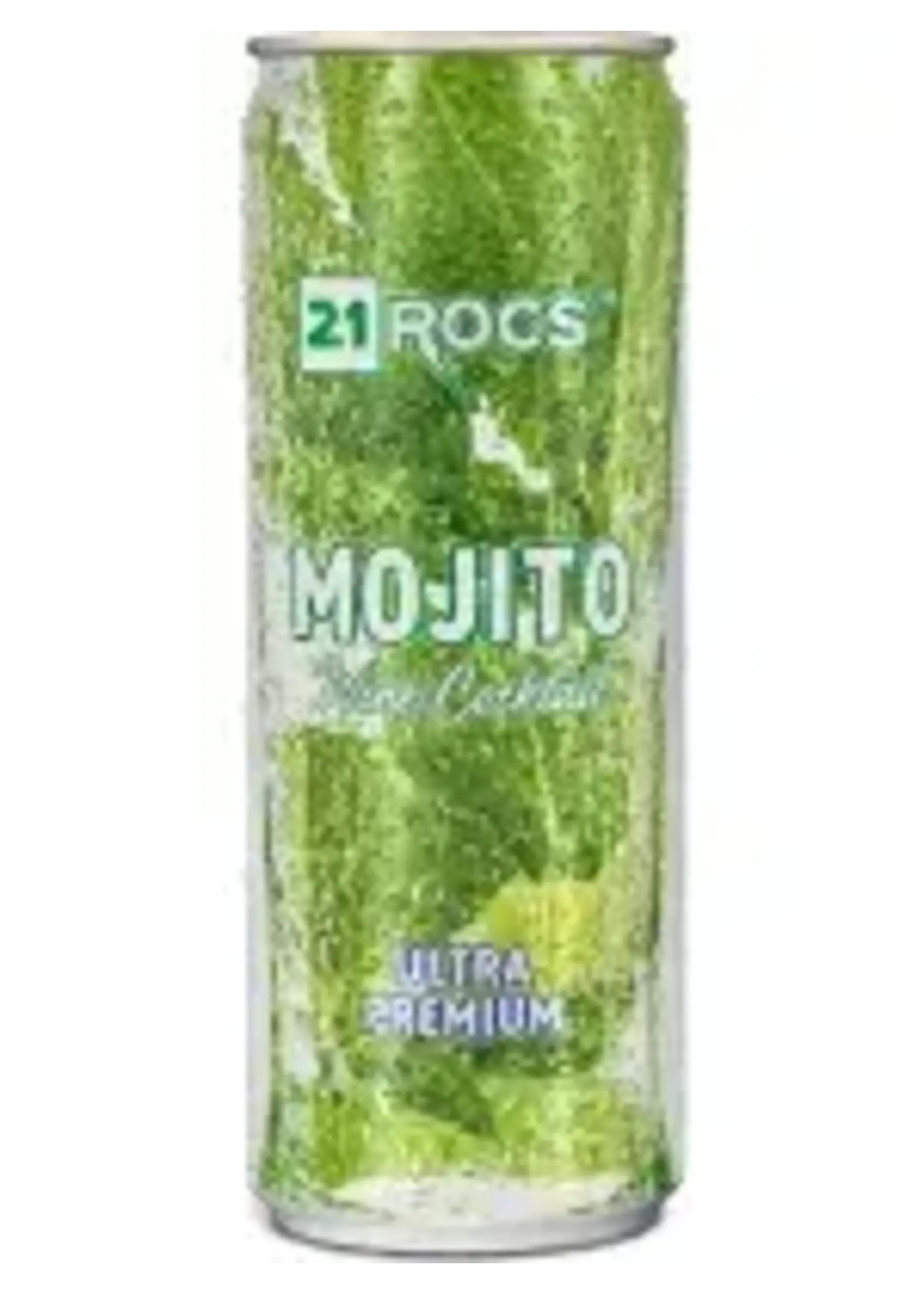 21 Rocs / Mojito Ultra Premium / Single 12oz Can