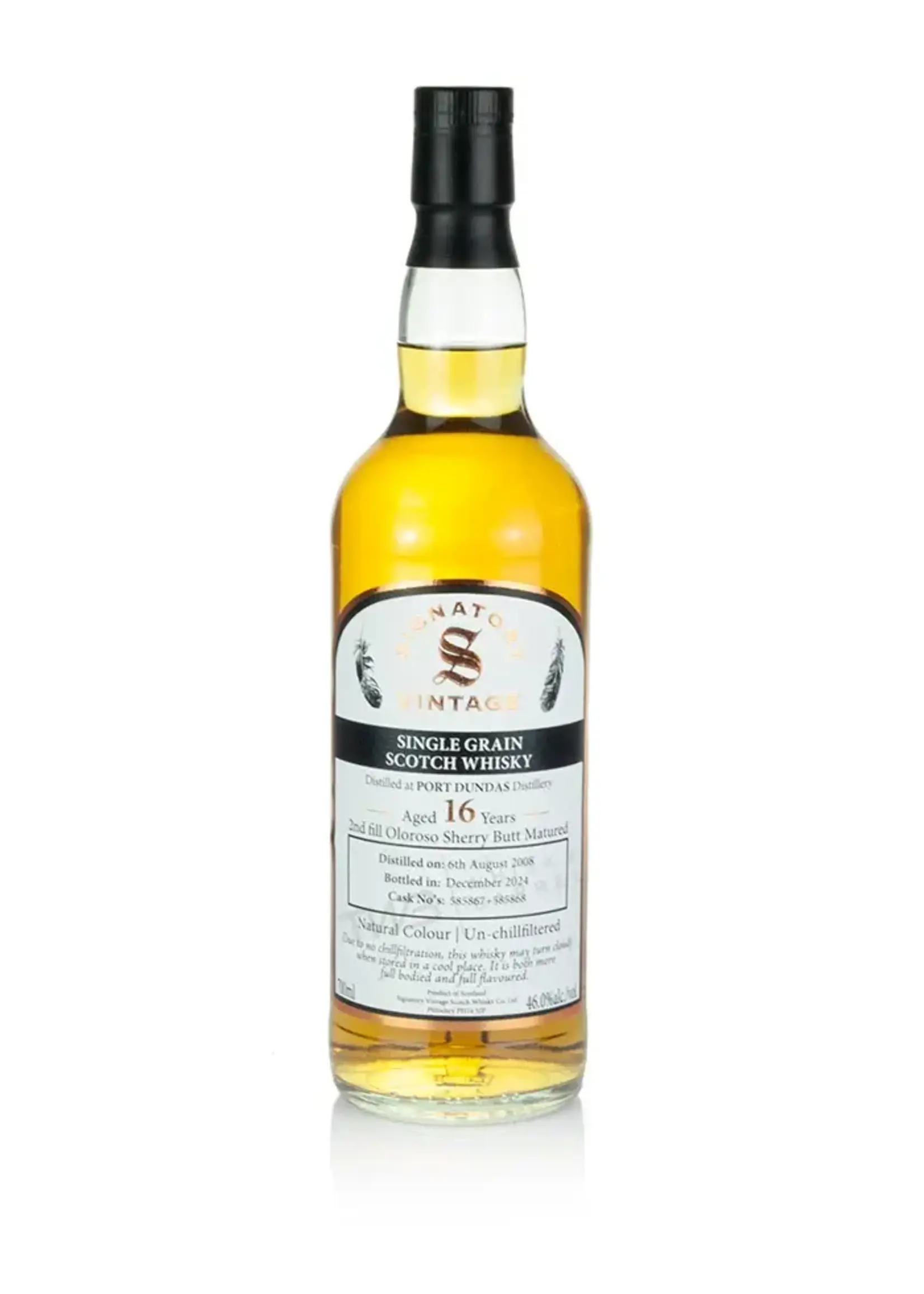 Signatory Signatory / Port Dundas 16 Year Old Single Grain Scotch Whisky / 700mL