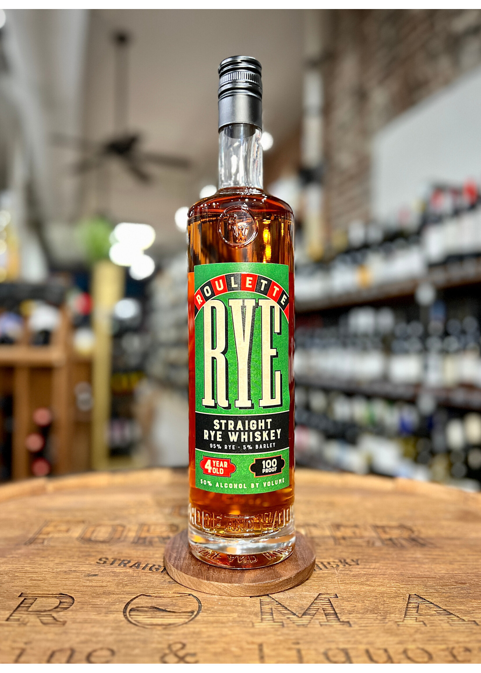 Roulette / 4 Year Old Straight Rye Whiskey / 700mL
