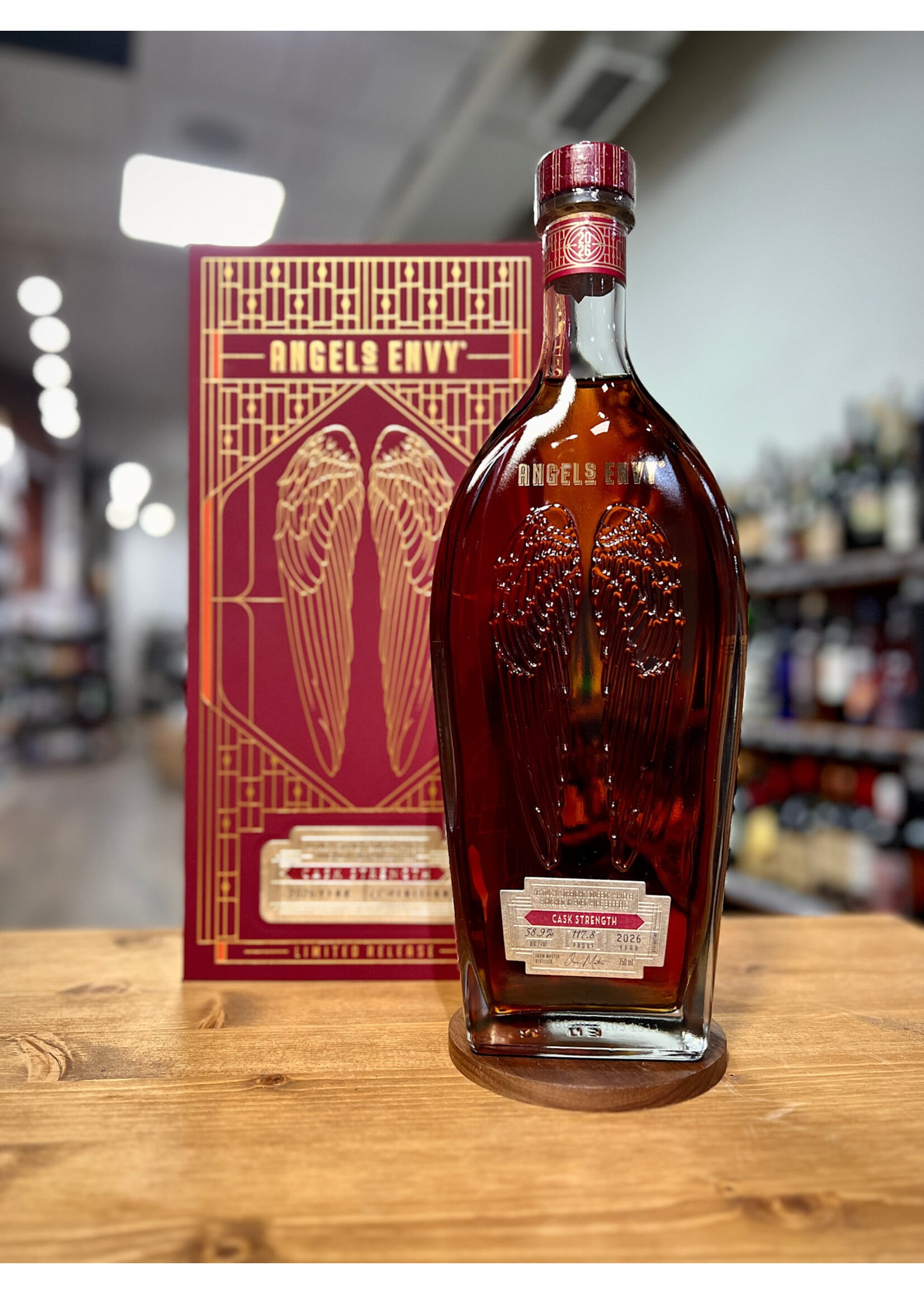 Angels Envy Angel's Envy / Cask Strength Port Wine Barrel Finish Kentucky Straight Bourbon Whiskey / 750mL