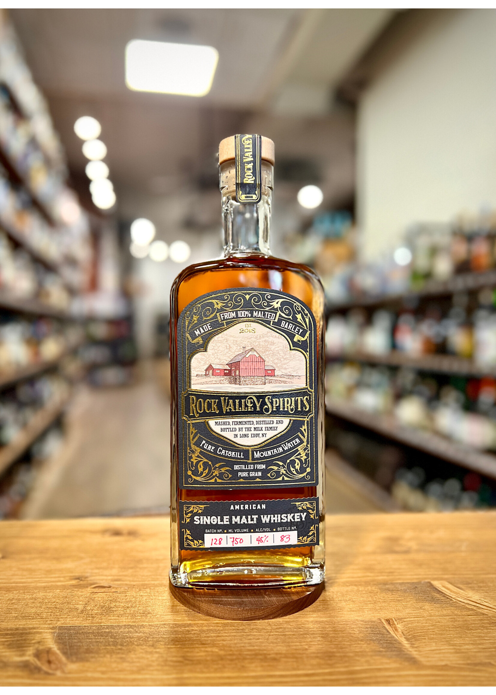 Rock Valley / American Single Malt Whiskey 3 Years Old / 750mL