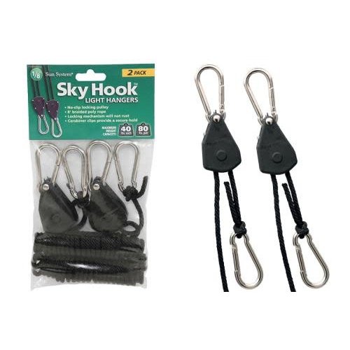 1/Pair 1/8 in Sky Hook Light Hanger 12/Cs Sky Hook Light Hangers Pair 1/8 in Sky Hook / Level Lift 