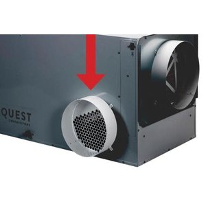 Quest Quest Supply Air Duct Collar for Overhead Style Dehumidifier - 105, 155, 205, & 225 Only