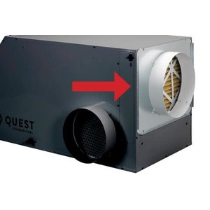 Quest Quest Return Air Duct Collar for Overhead Style Dehumidifier - 105, 155, 205, & 225 Only