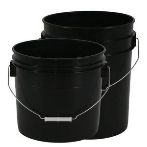 Gro Pro Gro Pro Black Plastic Bucket 5 Gallon