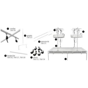 Fast Fit Fast Fit Height Reduction Kit 4 in Leg - 6 Pcs (12/Cs)