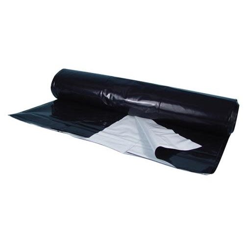 Berry Plastics Berry Plastics Black/White Poly Sheeting Commercial Size - 5 mil 32 ft x 100 ft