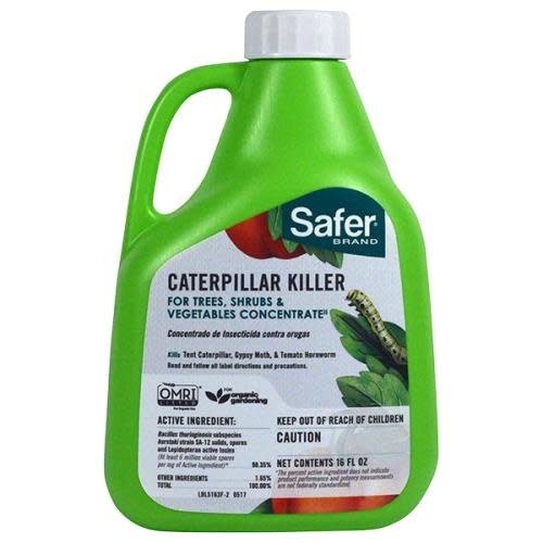 Safer Safer Caterpillar Killer Conc. for Tree, Shrub and Veg 16 oz (6/Cs)