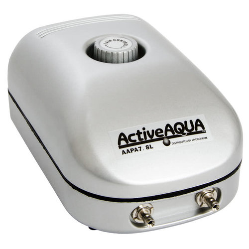 Active Aqua Active Aqua Air Pump, 2 Outlets, 3W, 7.8 L/min