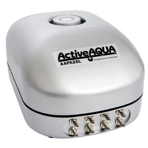 Active Aqua Active Aqua Air Pump, 8 Outlets, 12W, 25 L/min