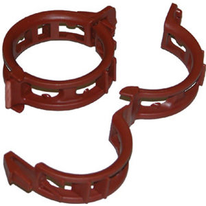 Grodan Mega Twine Clips, 25 mm, Terracotta, 100 pack