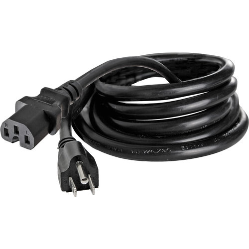 Hydrofarm Notched Ballast Power Cord, 8', 120V, AWG 14/3