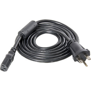 Hydrofarm Power Cord For Phantom, Phantom DE, and Xtrasun Ballasts, 8', 240V, w/Ferrite Ring AWG 16/3