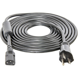 Hydrofarm Power Cord For Phantom, Phantom DE, and Xtrasun Ballasts, 15', 240V, w/Ferrite Ring, AWG 16/3