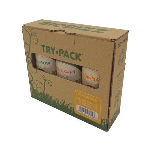 BioBizz Try-Pack Indoor Pack, pack of 3 (250 ml ea)