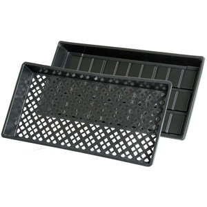 Hydrofarm Cut Kit Tray, 10" x 20", w/Mesh Tray, case of 50