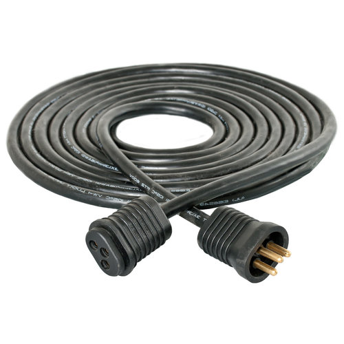 Hydrofarm Lamp Cord Extension, 15', Lock & Seal