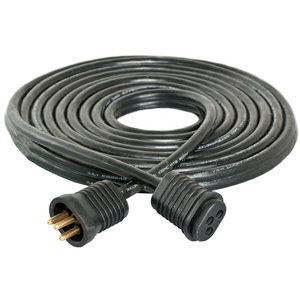 Hydrofarm Lamp Cord Extension, 25', Lock & Seal