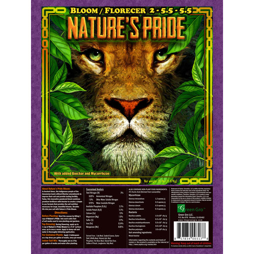 GreenGro Pride Lands Bloom Fertilizer, 35 lbs