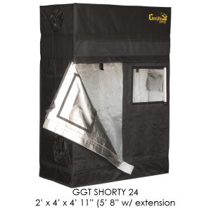 Gorilla Grow Tent SHORTY Gorilla Grow Tent, 2' x 4', w/9" Extension Kit