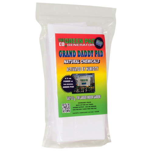 The Green Pad Green Pad Grand Daddy Pad CO2 Generator, pack of 2 pads w/1 hanger