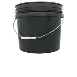 Hydrofarm Black Bucket, 3 gal