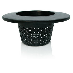 Hydrofarm Wide Lip Bucket Basket, 6", case of 25