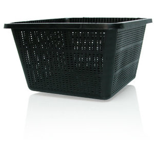 Hydrofarm Square Basket, 9", bag of 24