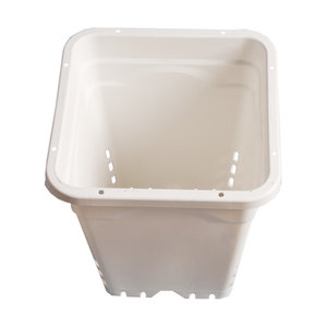 Active Aqua Active Aqua 12" x 12" Square White Pot, 12" Tall, case of 24